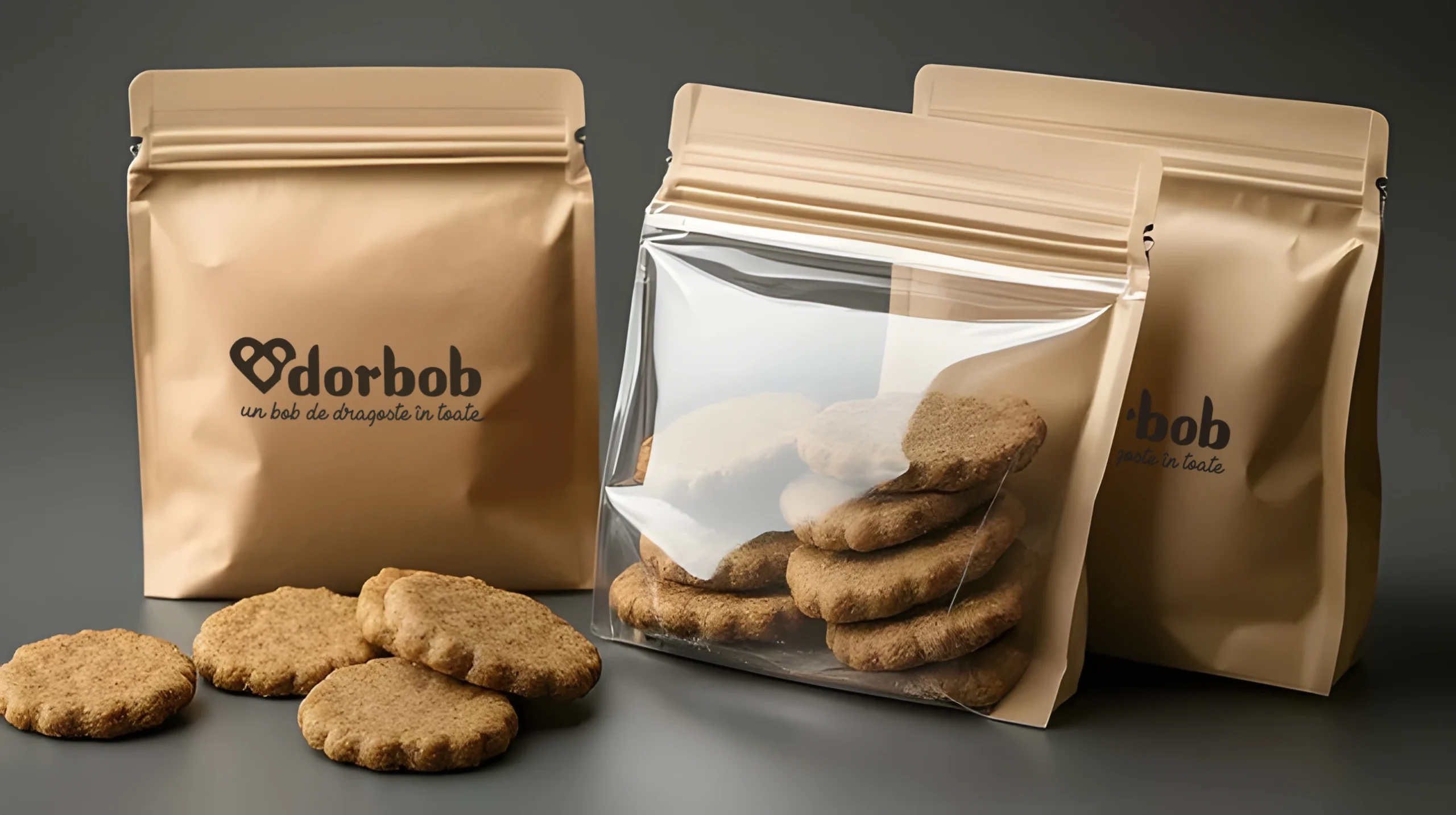 mockup ambalaj cookie